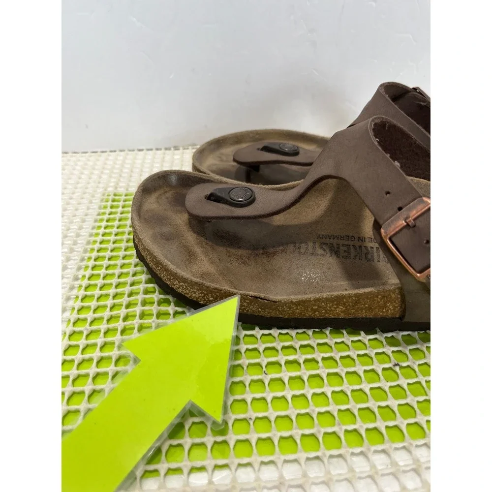 Birkenstock Gizeh Birko-Flor Thong Sandals Men's 4 Women's 6 EU 37 Mocha Brown